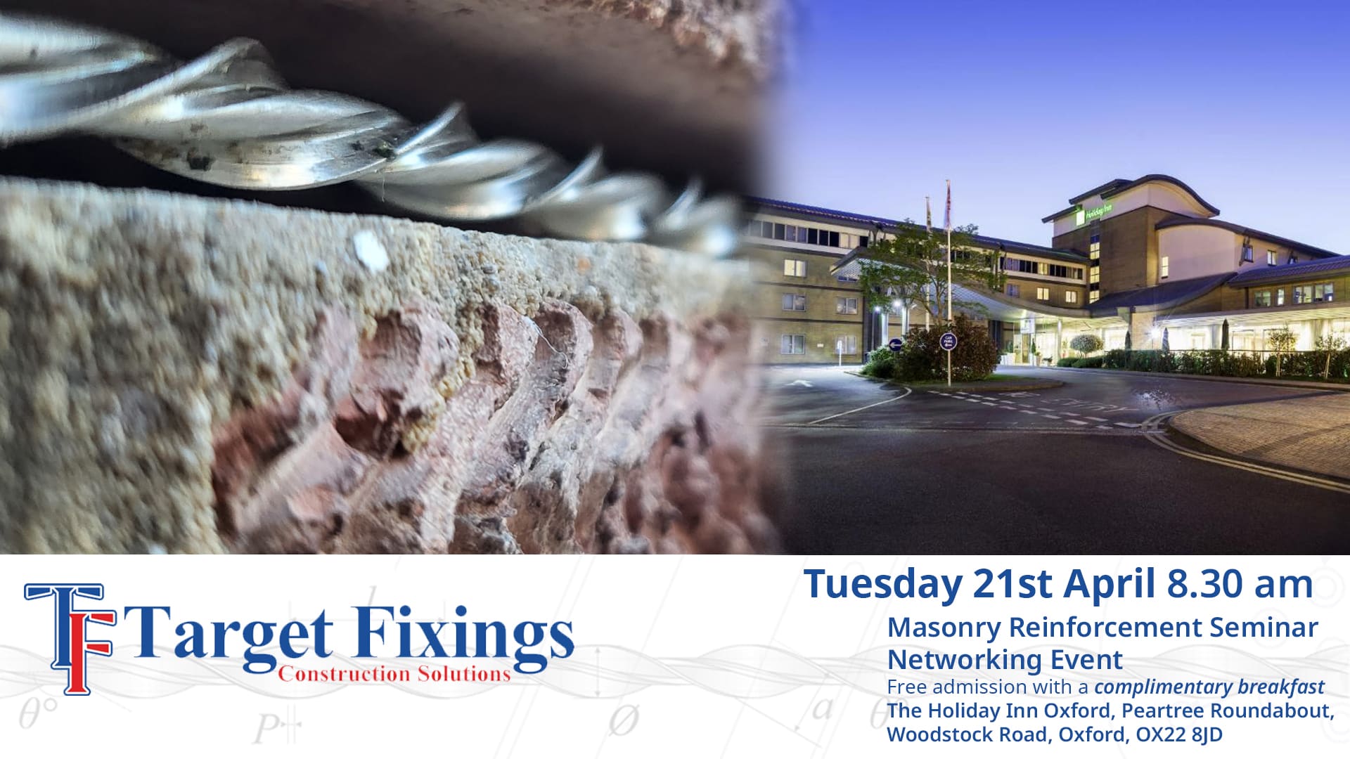 Free networking event with free breakfast for construction professionals in Oxfordshire