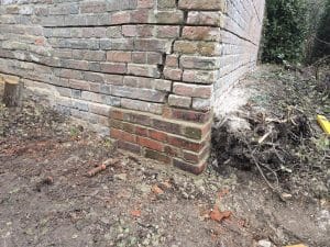 A picture of a wall that has been repaired using Target Fixings Bar Flex. This will be discussed at the Free CPD in Birmingham